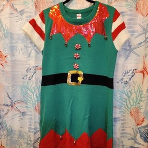 Christmas ugly sweater dress size 16-18